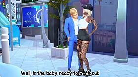 Tattoo slut enjoys hard anal and facefuck for money