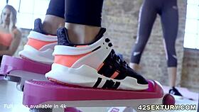 Sexy Gym Girls In Fierce Threesome - Cherry Kiss Jozephine Jackson Diane Chrystall