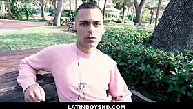 Straight Latin Twink Gabriel Feels Nervous Yet Excited Fucking Gay Guy For First Time POV