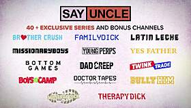 Cute twink searches for his first step-daddy.