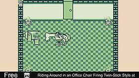 Riding Around In An Office Chair Firing Twin-Stick Style At