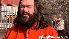 What’s hotter than a mature brunette MILF pleasing a lucky stud outdoors in a hardcore public sex tape?