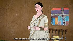 The Criminal Caught the Desi Bhabhi Fingering Her Pussy and Then Fucked Her