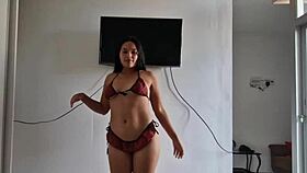 Arab Girl Gives Show And Sucks Cock.