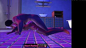 Dragged From The Shower And Taken On The Bathroom Floor.