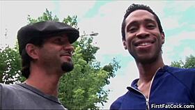 Alex experiences his first fat gay cock.