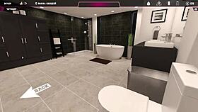 College Coed Strips Naked in Debauchery Gameplay