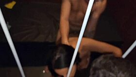 Latina milf arrested at carnival, ends up sucking two guys in the cell