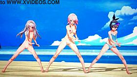 honkai star rail clara march 7th silverwolf hentai mmd threesome