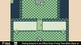Riding Around In An Office Chair Firing Twin-Stick Style At