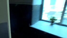 cock-addicted teen 18+ akasha cullen devours delivery guy's shaft and load