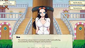 lusty buccaneers parody hentai game ep 1 nami is exposing her naked body at night