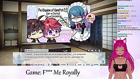 vtuber lewdneko plays f me royally part 1