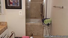 Petite taboo teen 18+ begs for 69 cumshot in shower?