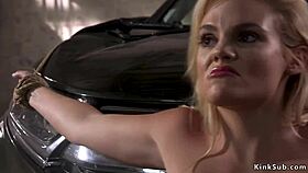 damn, huge tits spy babe gets drilled in bondage tight