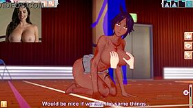 yoruichi gets penetrated to orgasm