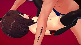 sweet megumin adult bikini ready for fucking in hentai hotel