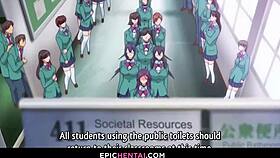 anal sex turns her face into ahegao in this hentai