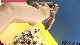 mofozo com brunette step sister gets cum in mouth