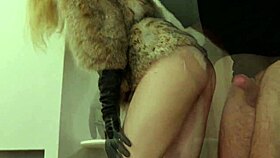 Otta Koi Ruda Cat Rides Big Cock in Femdom Sex with Leather and Fur.