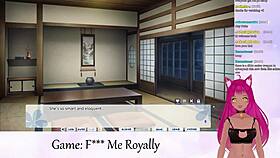 vtuber lewdneko plays f me royally part 1