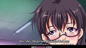 anal sex turns her face into ahegao in this hentai