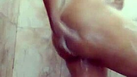Hot indian girl masturbating in bathroom for big dick