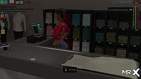 touching breasts in store feels amazing