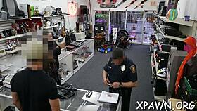 Amateur shown the back room for screwing