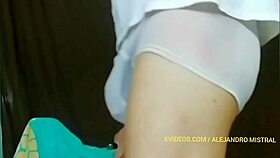 i'm showing my big bulge in tight panties