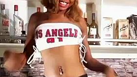 2023 Trending Video Debby Stripes And Rock Get Horny With Ebony Babe Webcam Sex