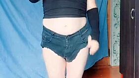 Why does this big butt sissy crossdresser look so sexy in underpants?