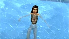 Hey, check how the cougar stalks her prey in Sims 4 chapter one