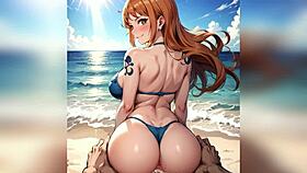 hot petite teen 18+ with big tits gets creampie from massive cock in 3d cartoon