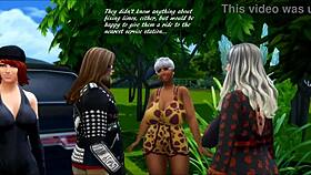 hey, in sims 4 ruby and doris are meeting those road guys