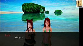 my new family adventure with bikini teens playing erotic games