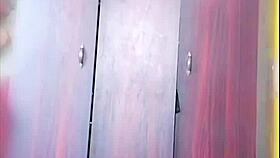 Twerking that big white ass as a cute crossdresser sissy amateur gay