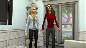 Hey, check how the cougar stalks her prey in Sims 4 chapter one