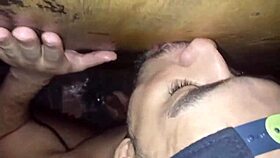 Brazilian Gay Orgy in Glory Hole with Monster Cocks and Anal Fucking