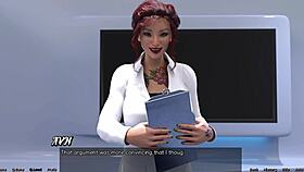 in stranded in space 48, the mature girl with huge tits gets picked for the game