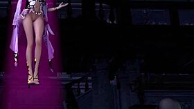 3D Asian cosplay model's wild interracial affair and orgasm