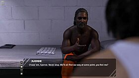 Move the chains in this football match with 3d anime characters