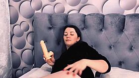 Stepsister caught playing with dildo while I hid nearby