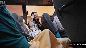 Ever Seen Sneaky Sex on a Public Bus With a Pervy Teen 18+?