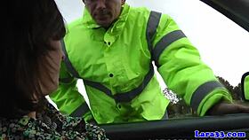 classy british mature in heels stockings