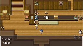 while i work, my friends tease the pervert who loves grabbing their big tits?