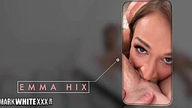 emma hix getting double creampie in split pov