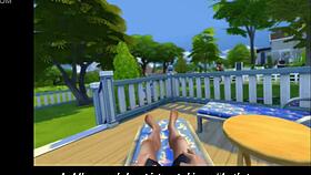 Hey, check how the cougar stalks her prey in Sims 4 chapter one