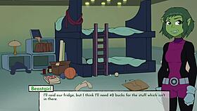 18titans part 13 featuring jinx in suggestive cartoon action