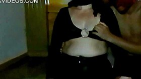 Horny wife satisfies young stud while hubby watches